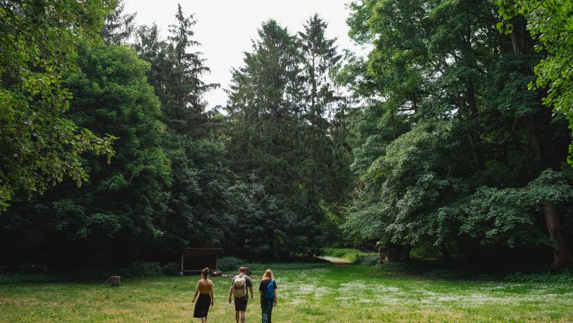 Mennesker ved Svanholm Gods