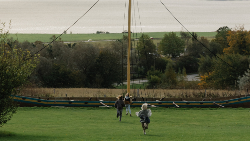 Vikingeskib på Munkebo bakke