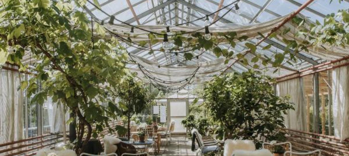 Drivhus på Sankt Hans Have i Roksilde