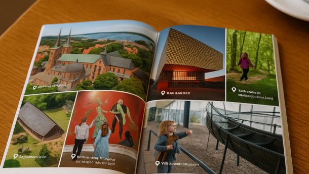 Guidebog - din hjælper til at finde Fjordlandets bedste oplevelser når du besøger området. 