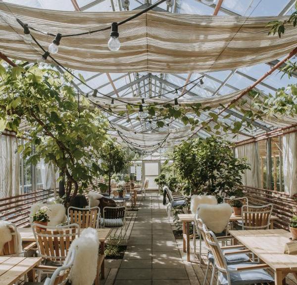 Drivhus på Sankt Hans Have i Roksilde