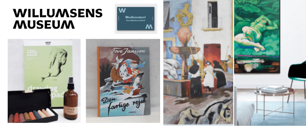 J.F. Willumsens Museum - Frederikssund - kunst symbolisme ekspressionisme - museumsbutik