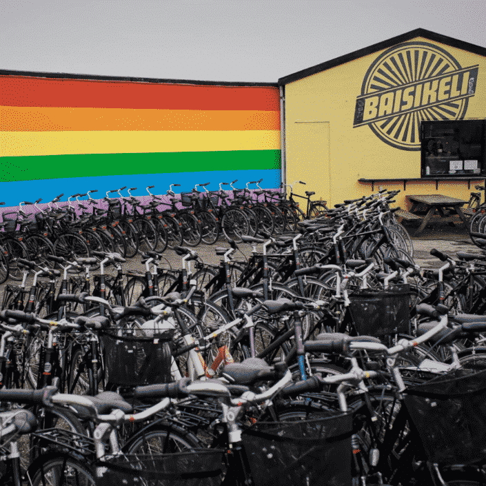 Baisikeli Cykeludlejning - social virksomhed - i Slangerup i Frederikssund Kommune Fjordlandet