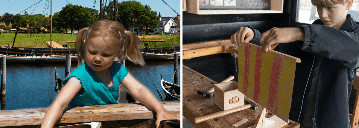 Vikingeskibsmuseet i Roskilde - Roskilde Havn - aktiviteter for børn sommer -