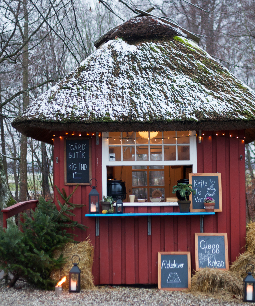Restaurant Herthadalen-økologi-lokale råvarer-selskaber-sommerfrokost i skoven-Lejre-Fjordlandet-gårdbutik-jul
