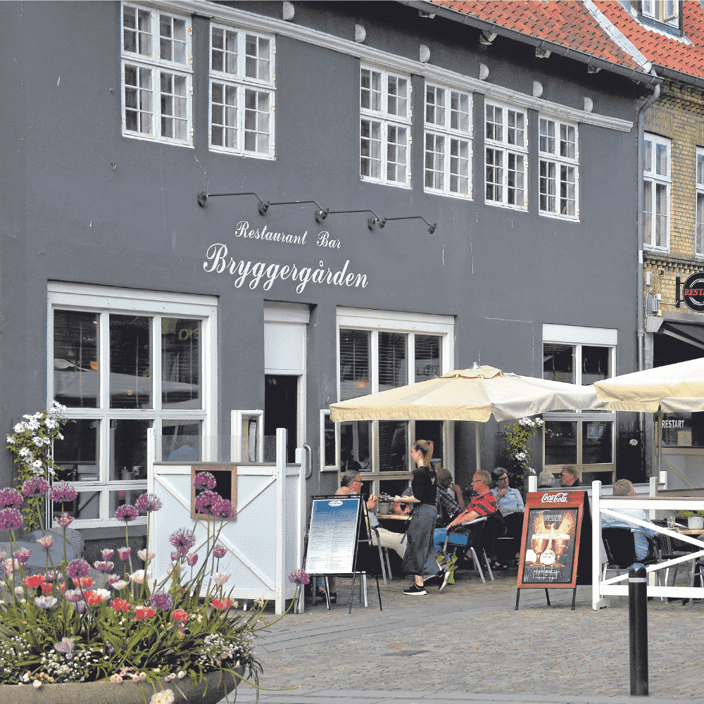 Restaurant Bryggergården i Roskilde- traditionel dansk mad - á la carte - selskabslokaler - frokost - aften - udseservering