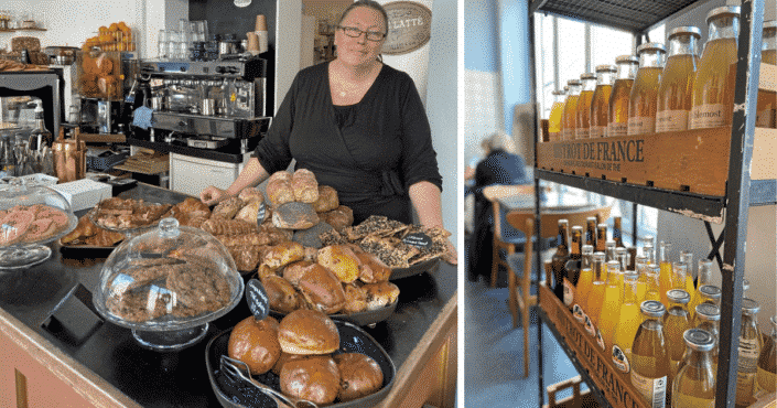 Café Fru Jørgensen i Roskilde - bageri - mad fra grunden