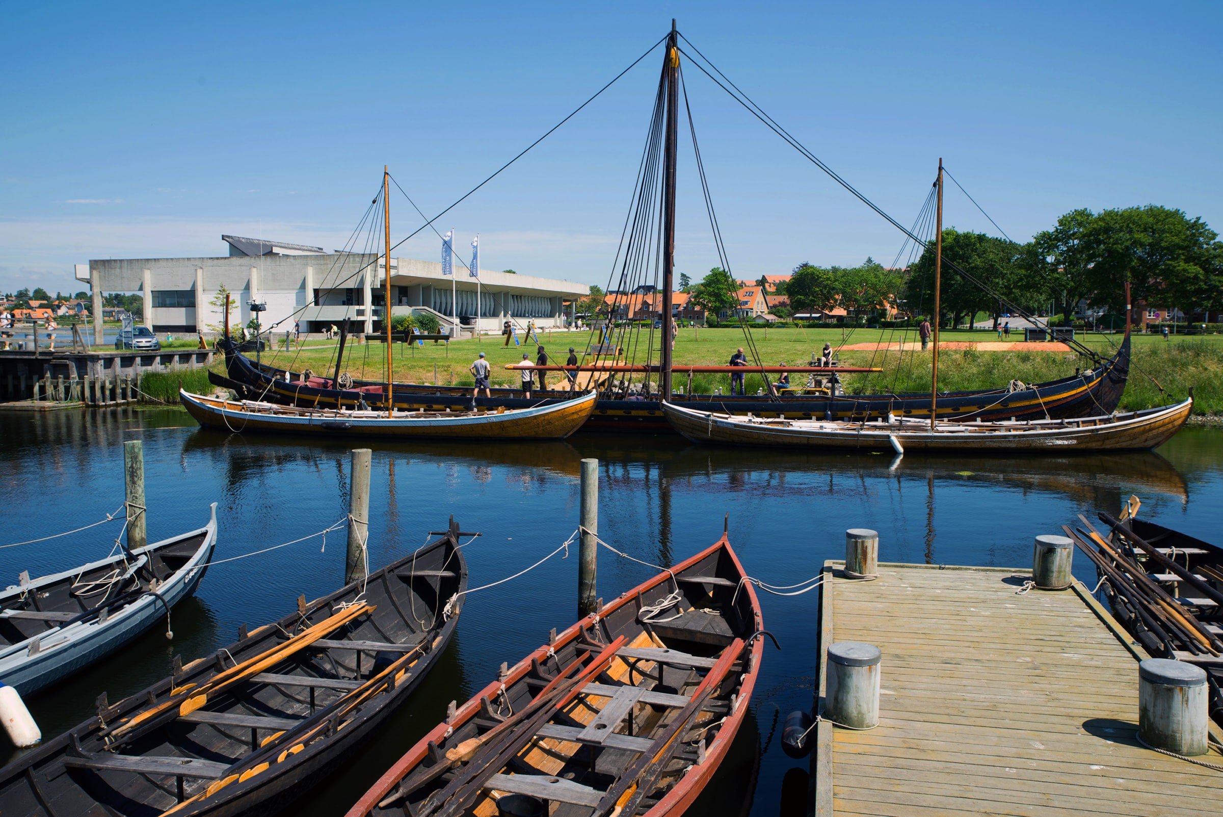 Vikingeskibsmuseet i Roskilde - Roskilde Havn - Museumsøen - Museumshavnen