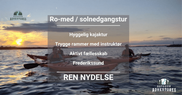Kajak ro-med solnedgangstur - Frederikssund