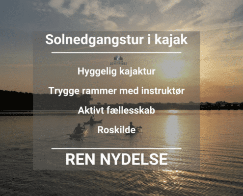 Solnedgangstur i kajak på roskilde fjord (2)