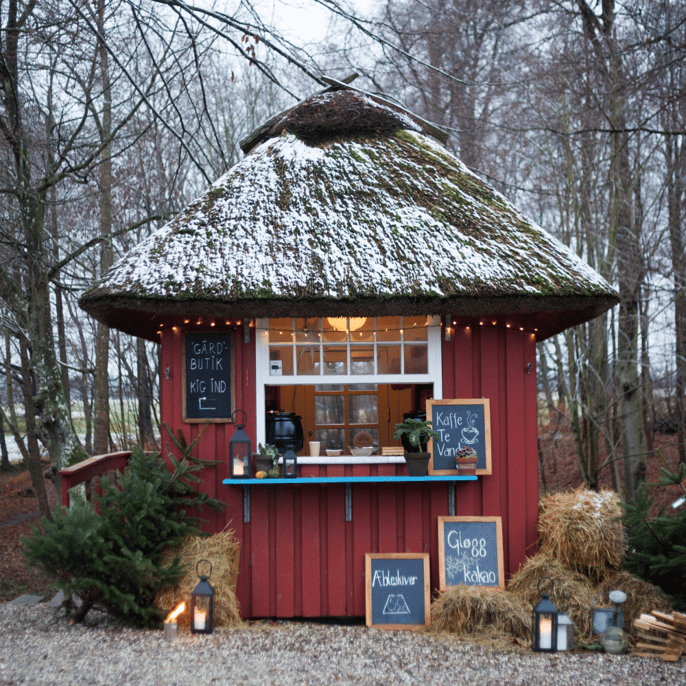 Hvid jul på herthadalen i lejre Fjordlandet