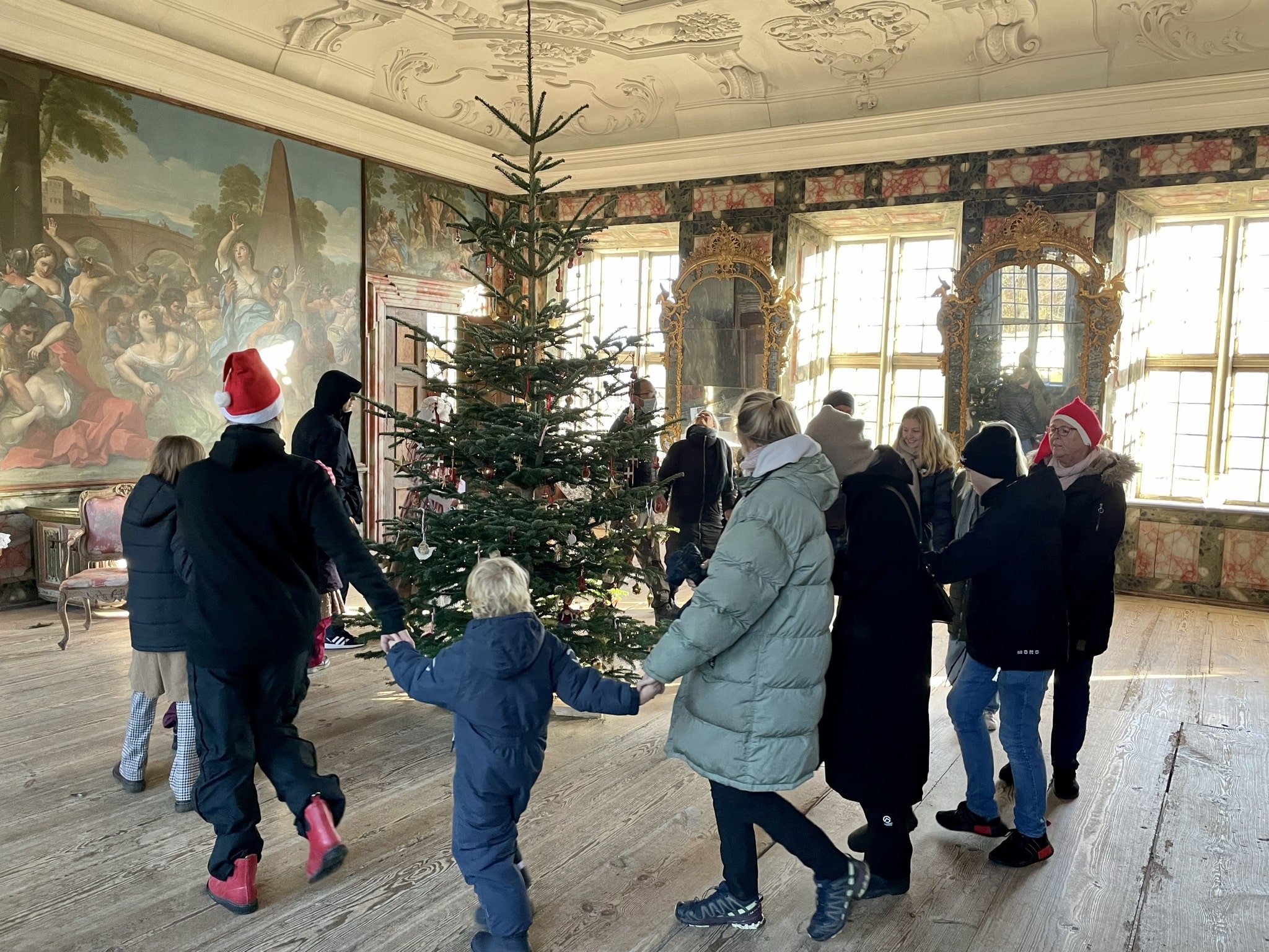 Dans om juletræet Selsø Slot jul i fjordlandet